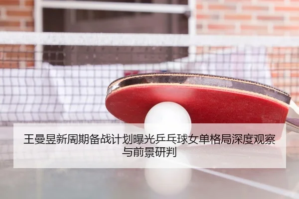 王曼昱新周期备战计划曝光乒乓球女单格局深度观察与前景研判